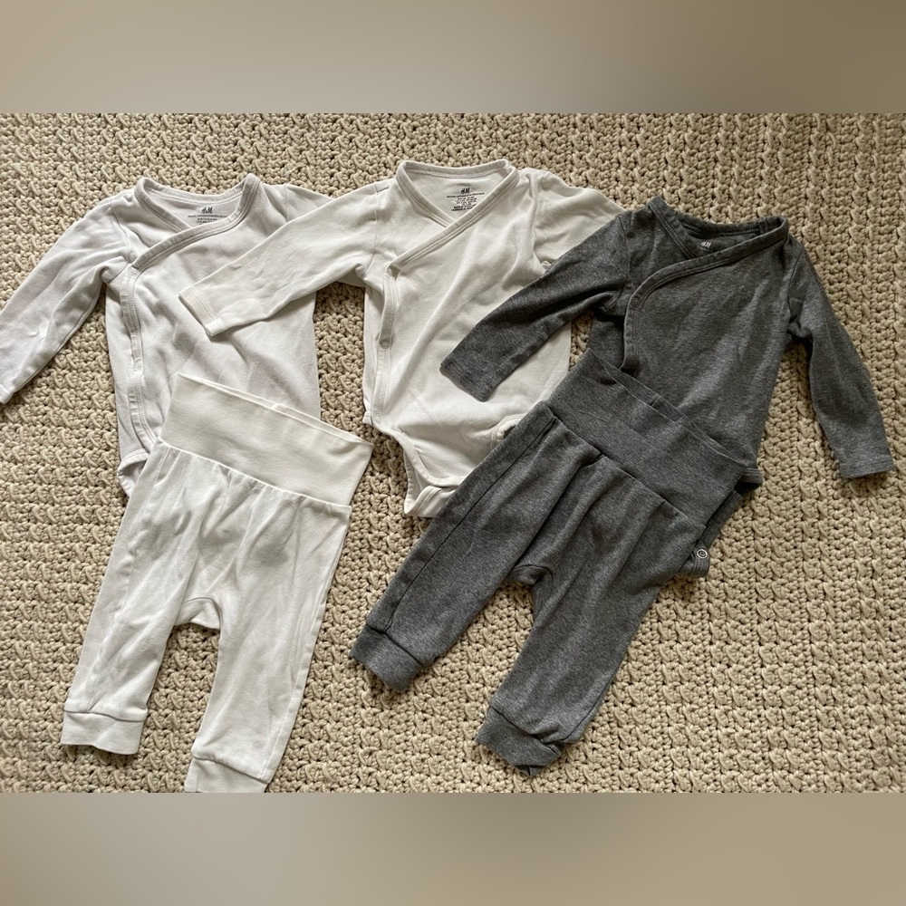6M Baby bundle organic cotton sets